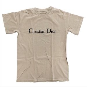 Christian Dior T-shirt in Sand